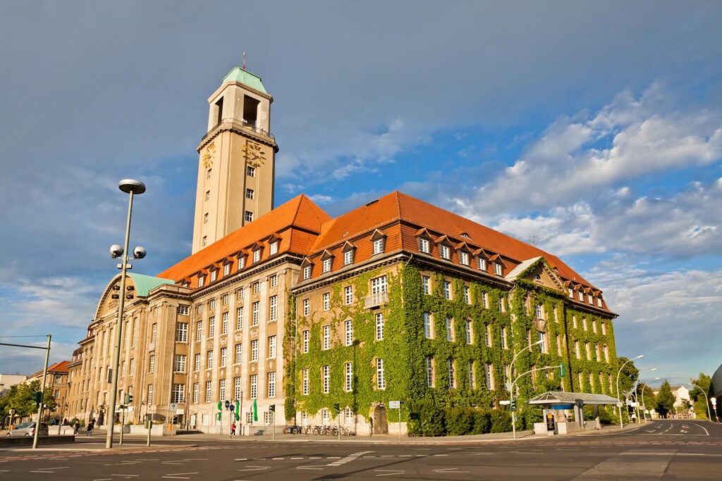 Rathaus Schöneberg in Berlin, a historic civic landmark connected to the city’s postwar history.