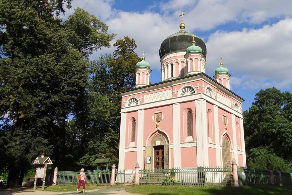 Russian Orthodox church in Alexandrowka, Potsdam’s historic Russian colony