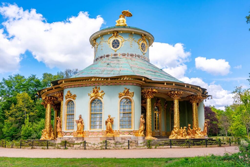 Chinese House in Sanssouci Park on a private Potsdam tour from Berlin