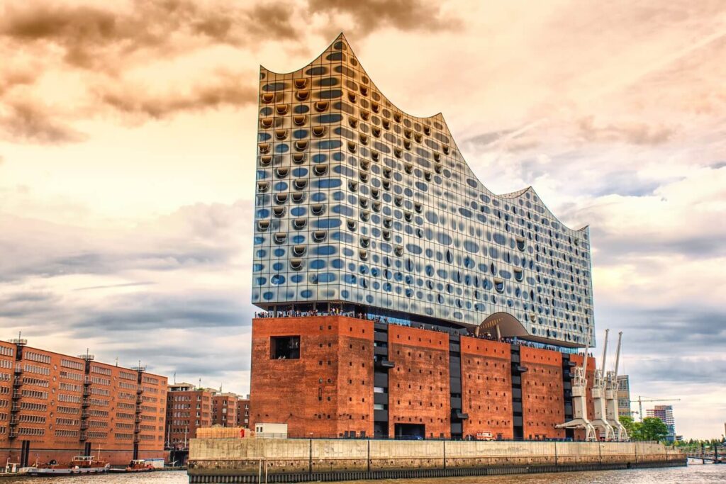 Elbphilharmonie concert hall in Hamburg, a modern architectural landmark