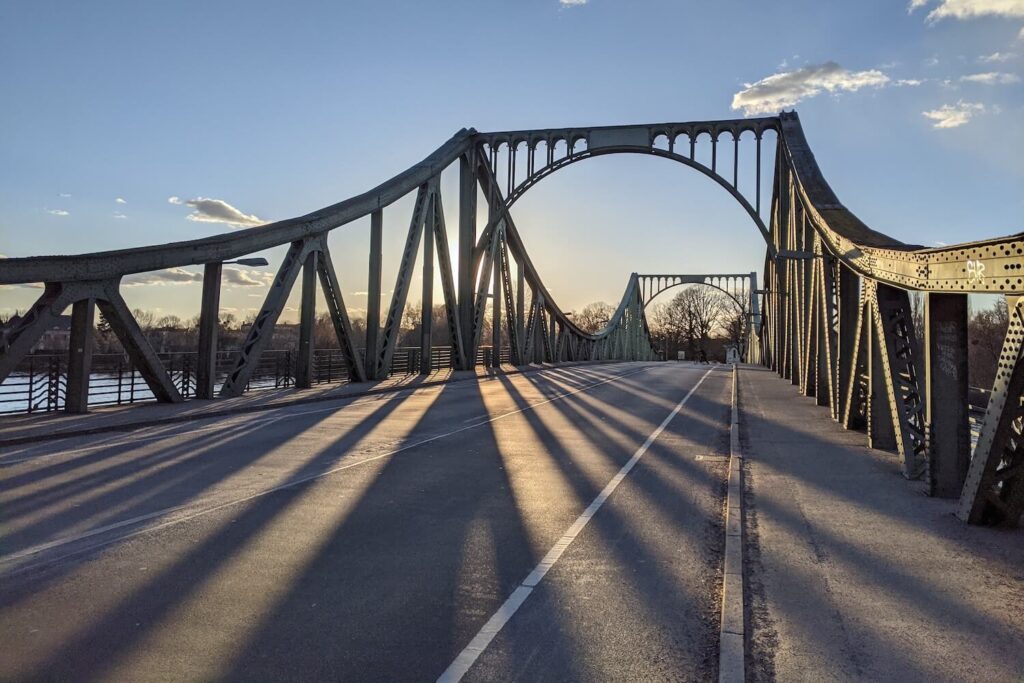 Glienicke Bridge near Potsdam, the Cold War exchange point known as the Bridge of Spies