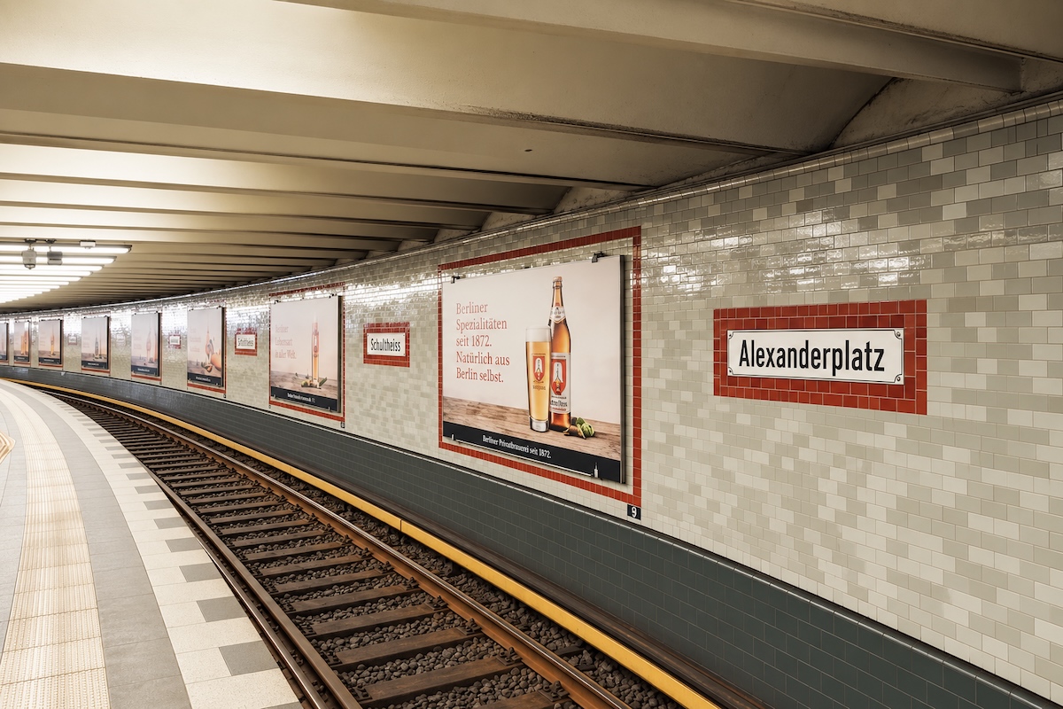 Alexanderplatz U-Bahn station in Berlin, part of the city’s extensive public transport network
