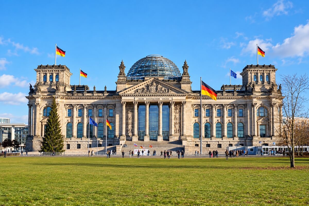 Reichstag Building in Berlin, a key site in the final days of World War II